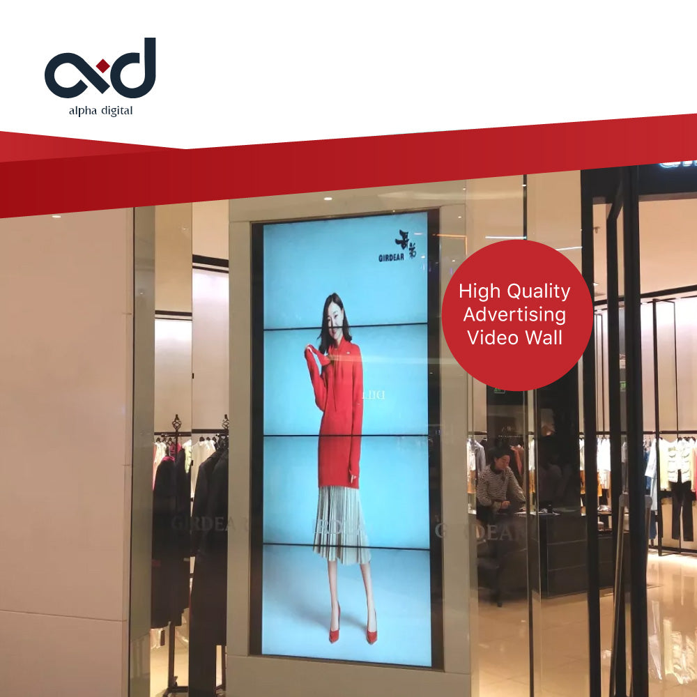 4x1 Indoor 46" Video Wall จอประชาสัมพันธ์ดิจิตอล