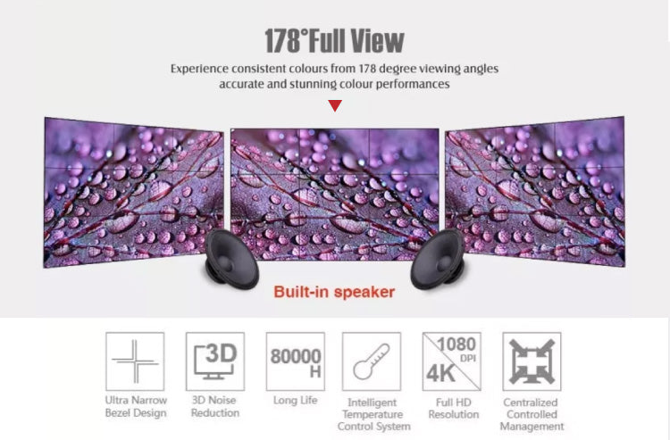 2x2 Indoor 55" Video Wall จอประชาสัมพันธ์ดิจิตอล