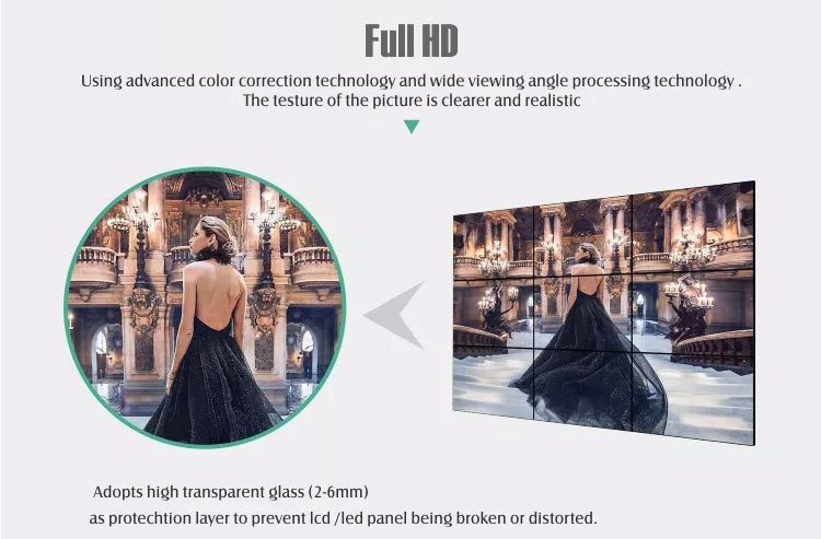 2x2 Indoor 55" Video Wall จอประชาสัมพันธ์ดิจิตอล