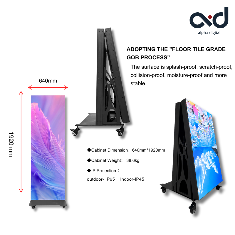 ป้ายตั้ง LED Poster Display