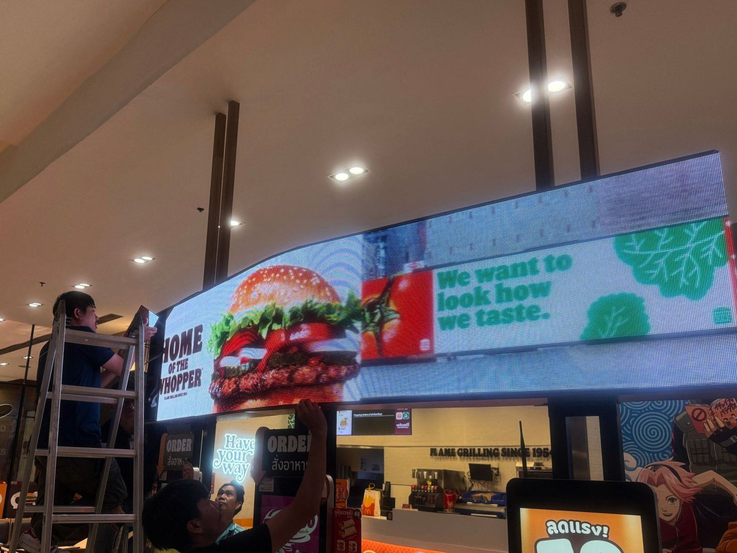 จอโฆษณา LED Display (Indoor)