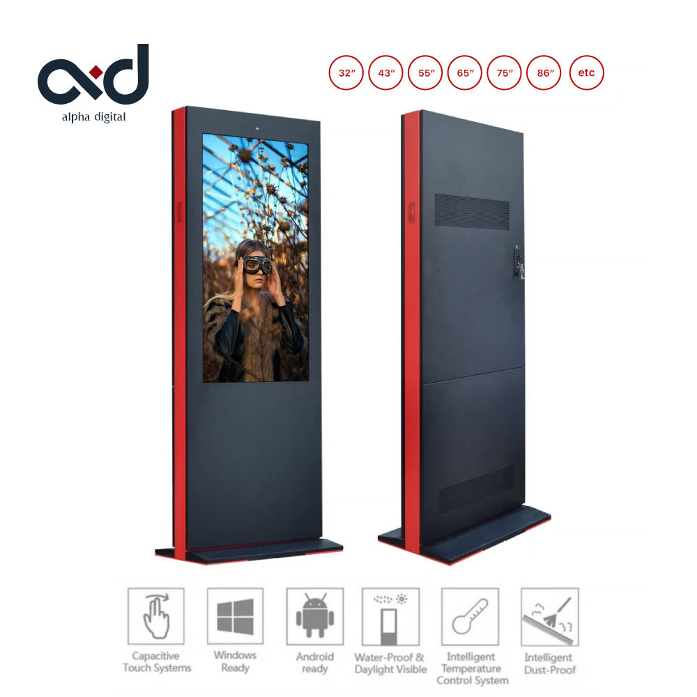 Outdoor Digital Signage Display Stand 32-65"
