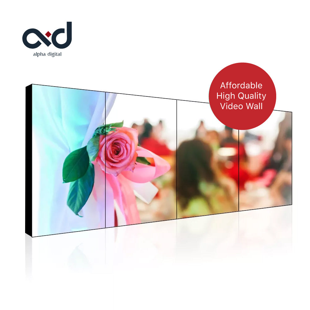 4x1 Indoor 55" Video Wall จอประชาสัมพันธ์ดิจิตอล